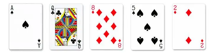 high card Ace example